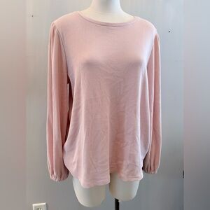 LC Lauren Conrad Blush Long Sleeve Top